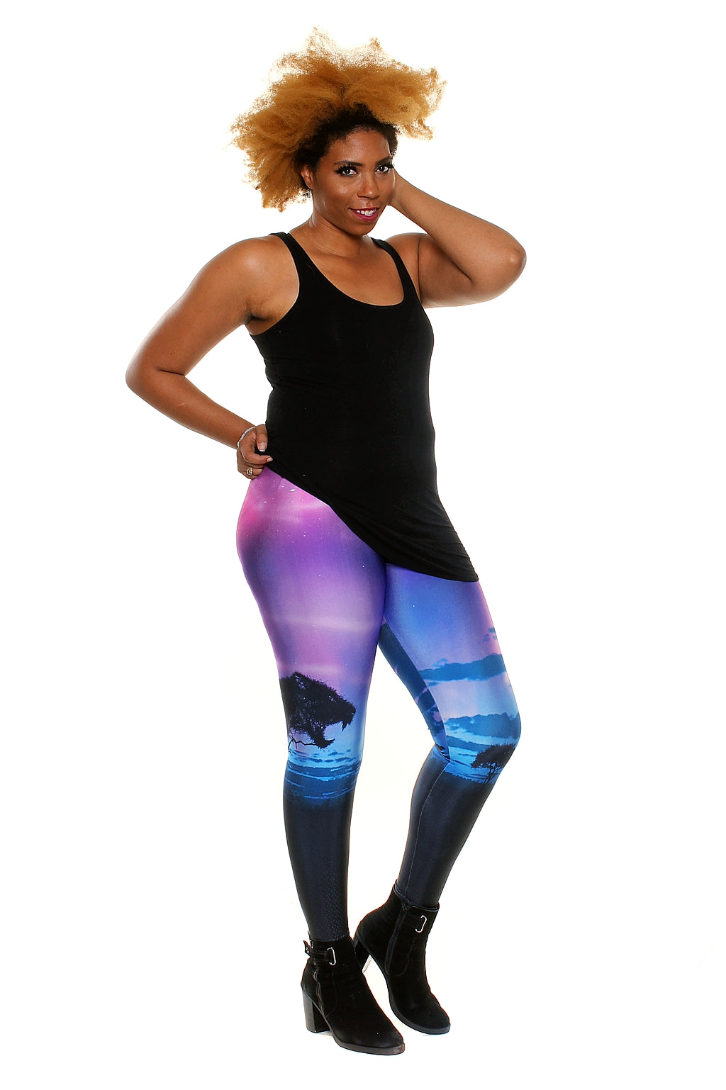 Aurora Plains Leggings – Pop Galaxy Clothing - Main Image
