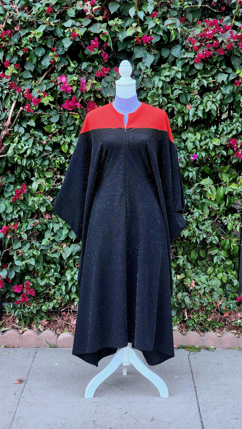 Caftan Janeway Tunic Dress in Red