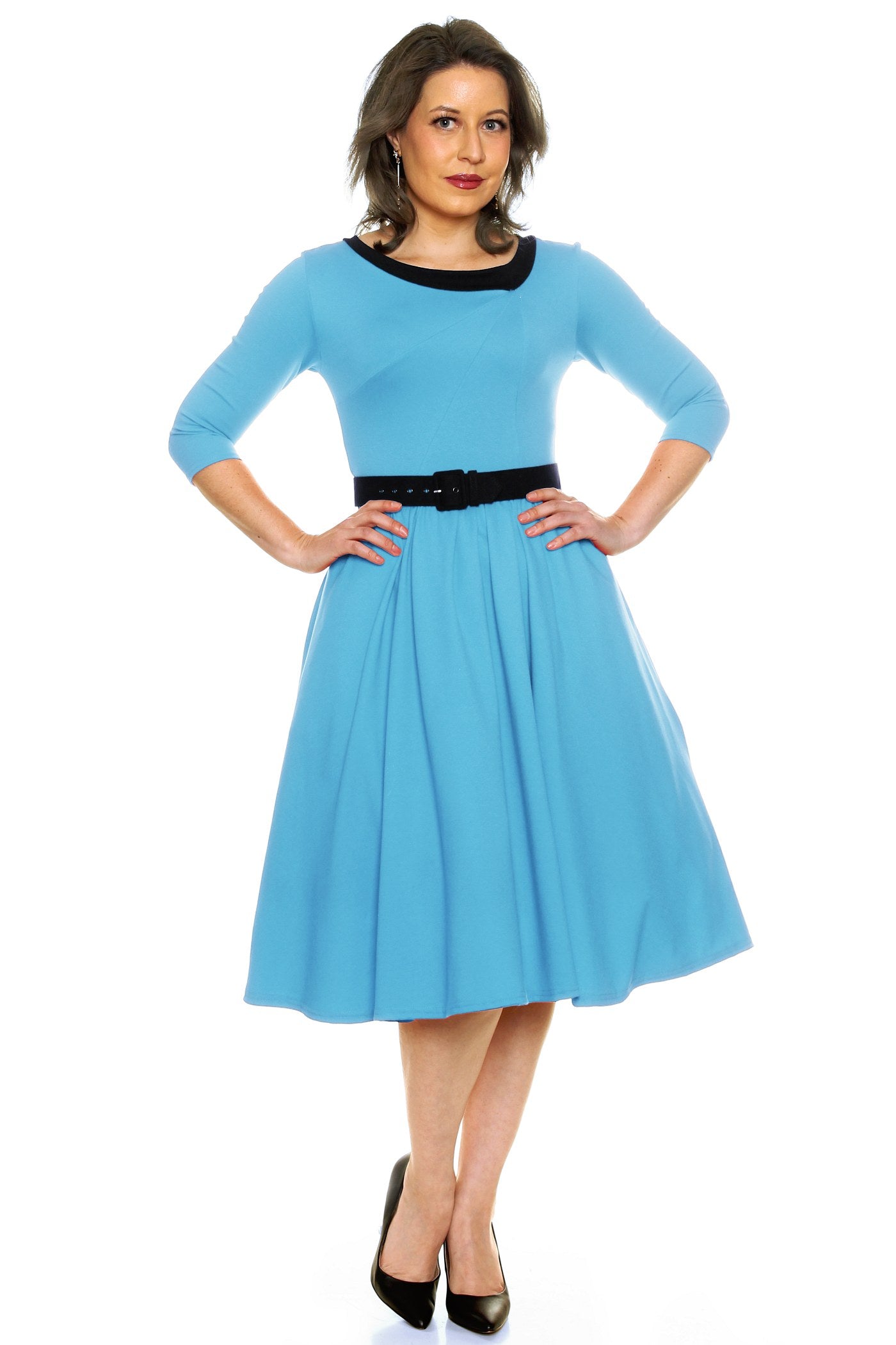 Original Retro Swing Dress in Blue Original Retro Swing Dress in Blue