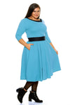 PRE-ORDER: Original Retro Swing Dress in Blue