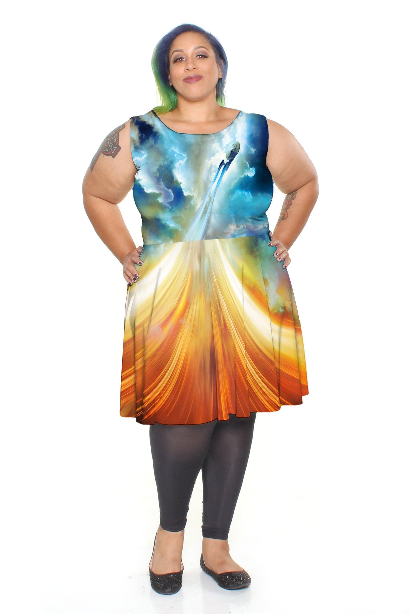Star Trek Beyond A-Line Dress Pop Galaxy Clothing Star Trek Beyond A-Line Dress Pop Galaxy Clothing
