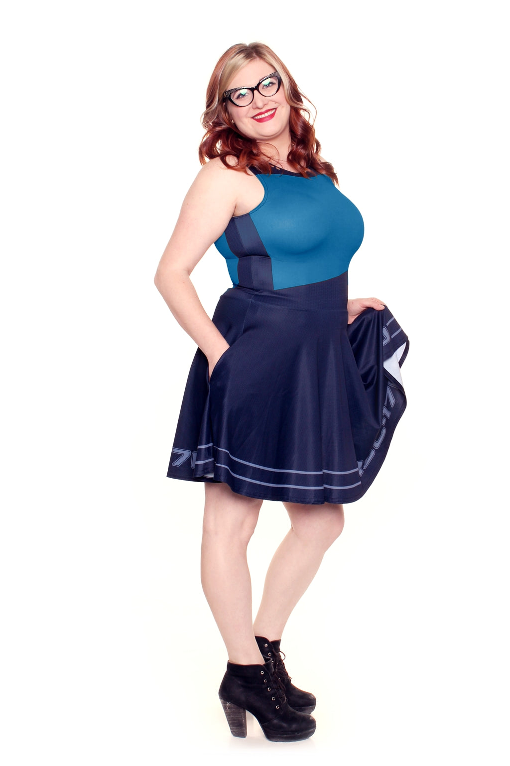 Star Trek TNG Starfleet Officer A-Line Dress Star Trek TNG Starfleet Officer A-Line Dress