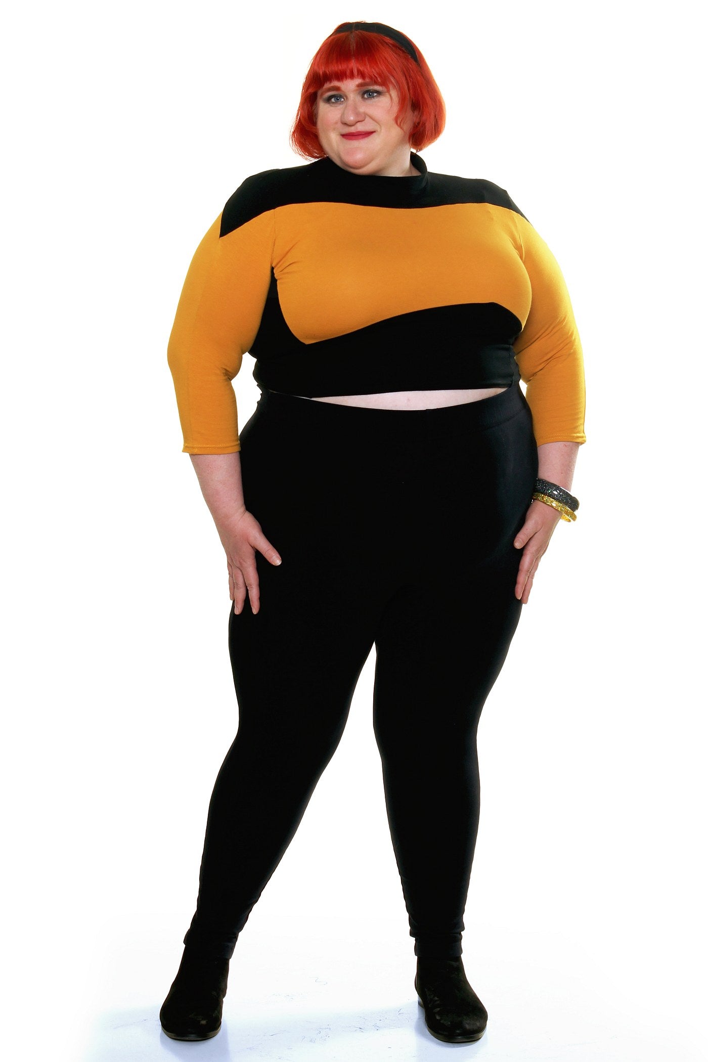Generation Mod Top in Gold – Pop Galaxy Clothing