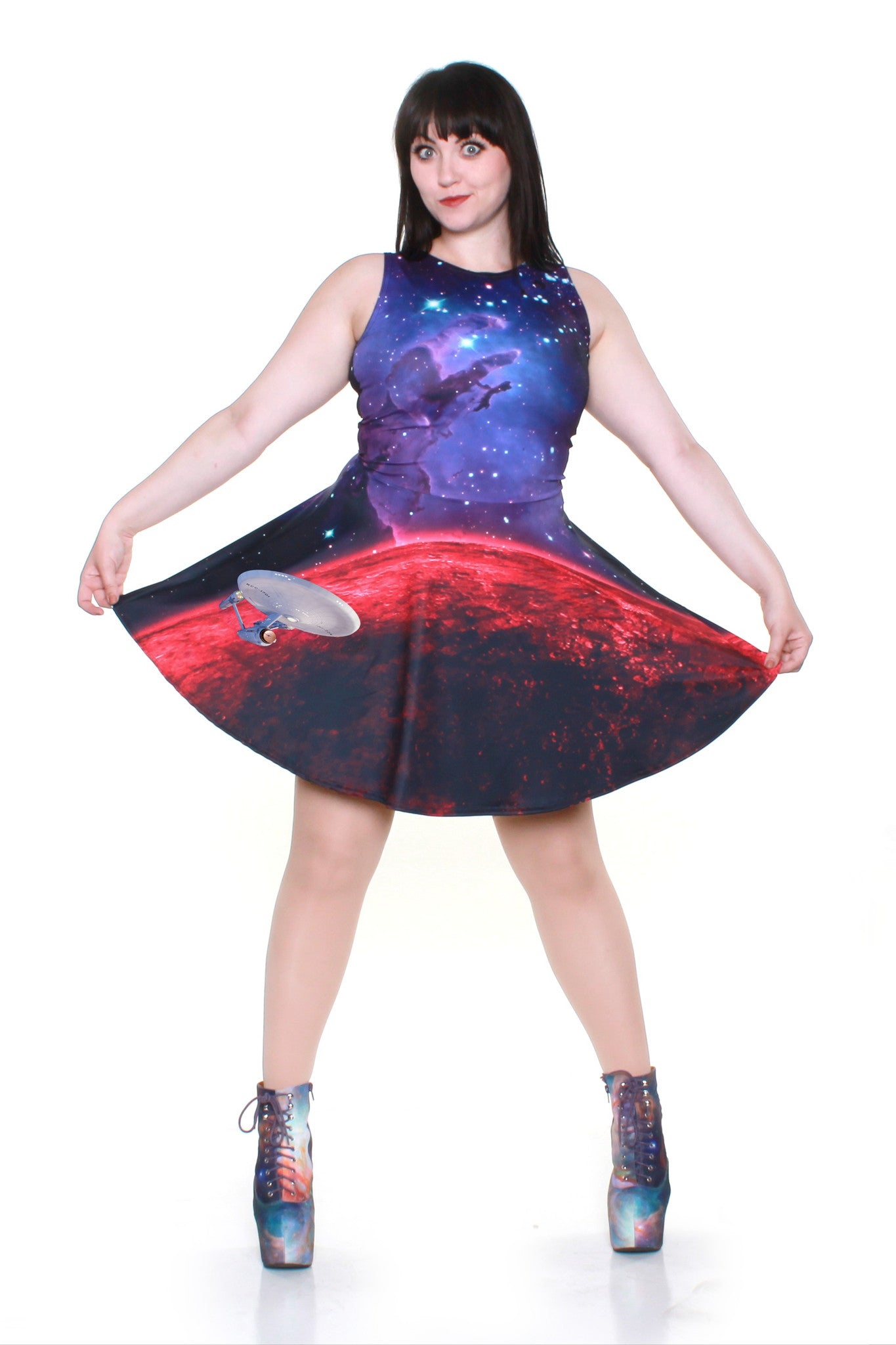 Star Trek Nebula A-Line Dress Star Trek Nebula A-Line Dress