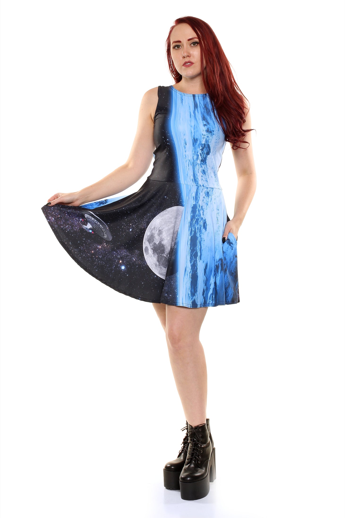 Star Trek TNG Orbit A-Line Dress Star Trek TNG Orbit A-Line Dress