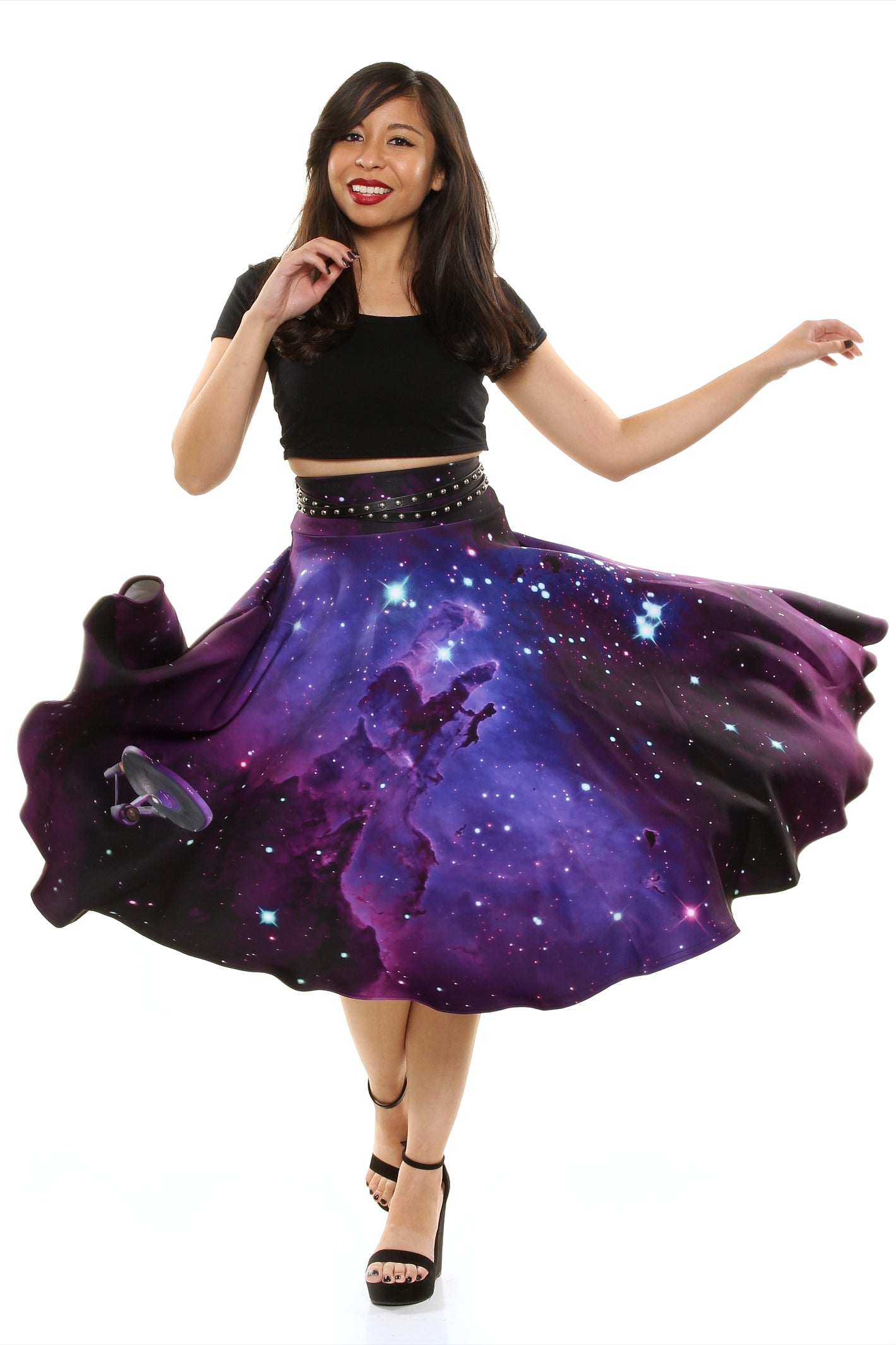 Star Trek Nebula Midi Skirt